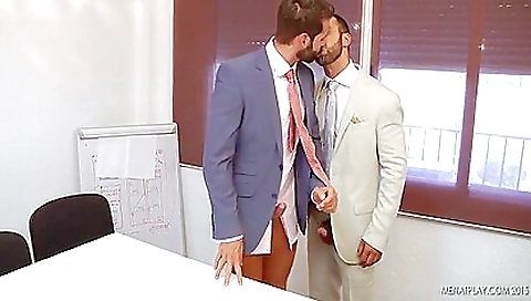 Mas virginile with a sexy brunette