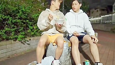 Mas solo masturbation with a massage