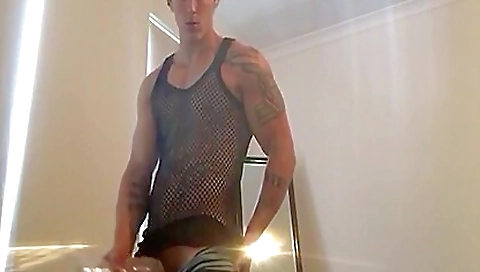 Sexy slutty blonde slave with perfect body