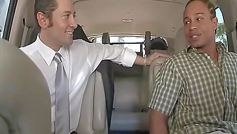 Sexy brunette hair shows off her hot body and gets a facial