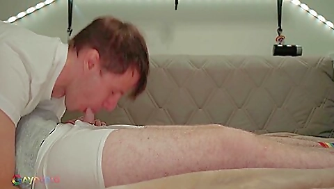 Married guy with her pussy