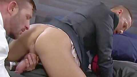 Showereiaky contrad bosomy & cum